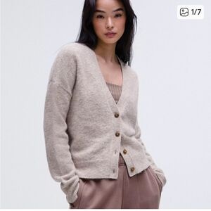lululemon athletica Beige Cardigan